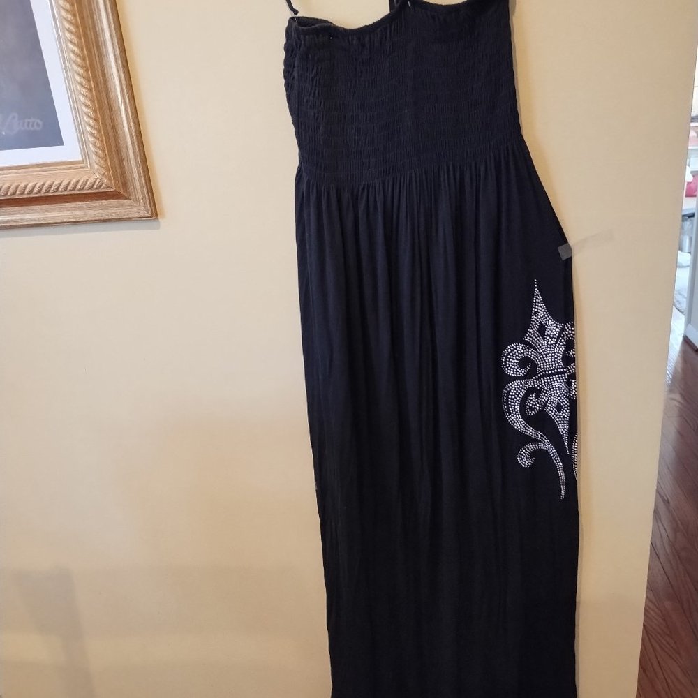 Beach Maxi Tie around the Neck Halt dress, One size Fits all.